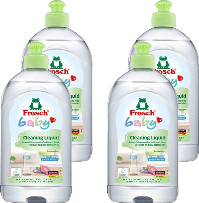 프로쉬 베이비 젖병세제, 500ml, 4개