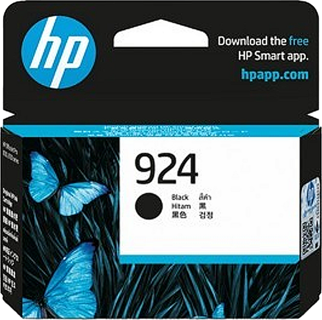 hp 惠普 924 墨水匣 4K0U6NA, 黑色, 1個