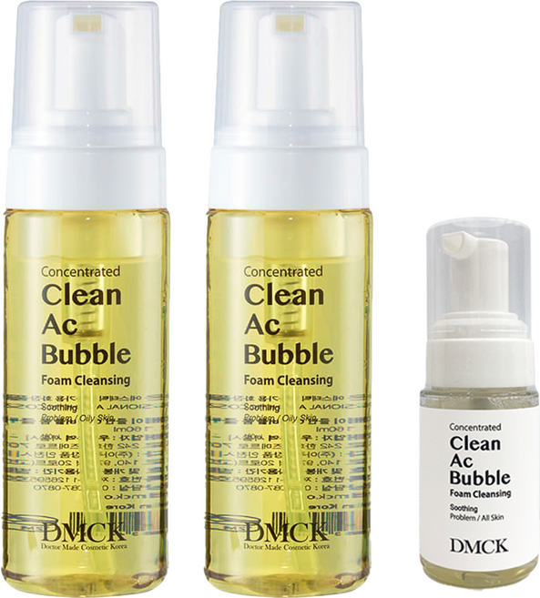DMCK 淨痘泡沫潔面乳 2入 + 30ml 套組, 1套, 150ml
