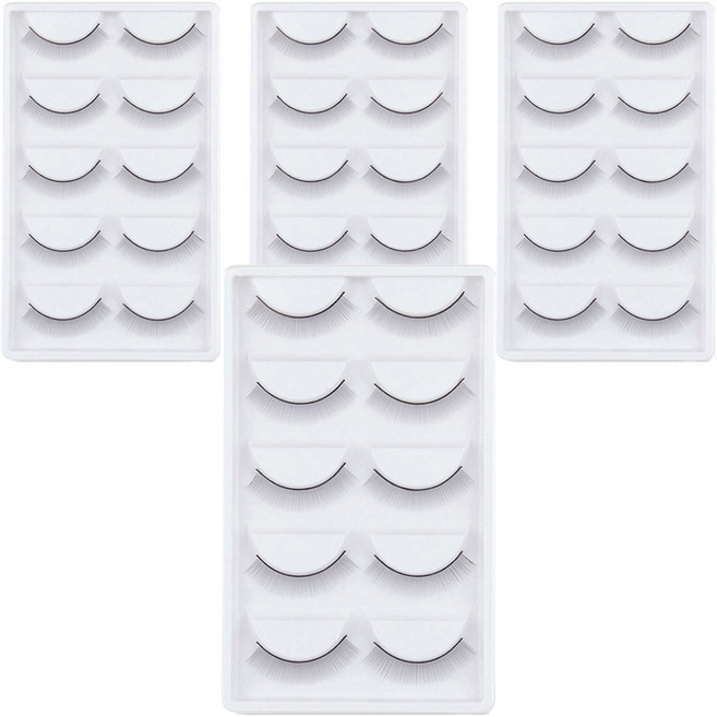 라몽 래쉬몬스터 연습용 인조 속눈썹 8mm 10p, 4개