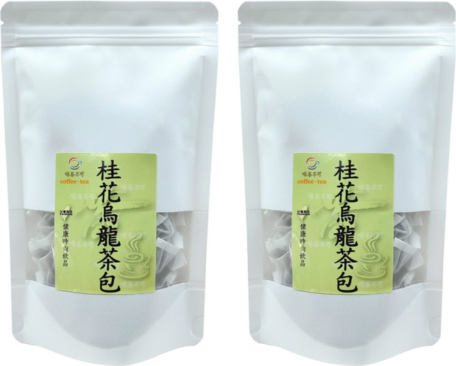 啡茶不可 桂花烏龍茶包, 3.5g, 20包, 2袋