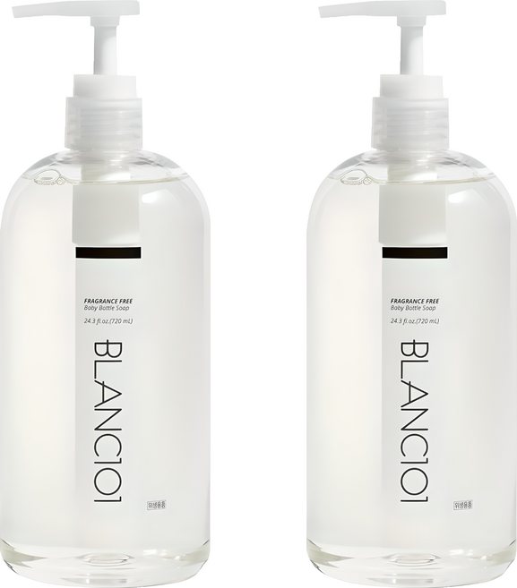 블랑101 리퀴드 젖병 세정제 무향, 720ml, 2개