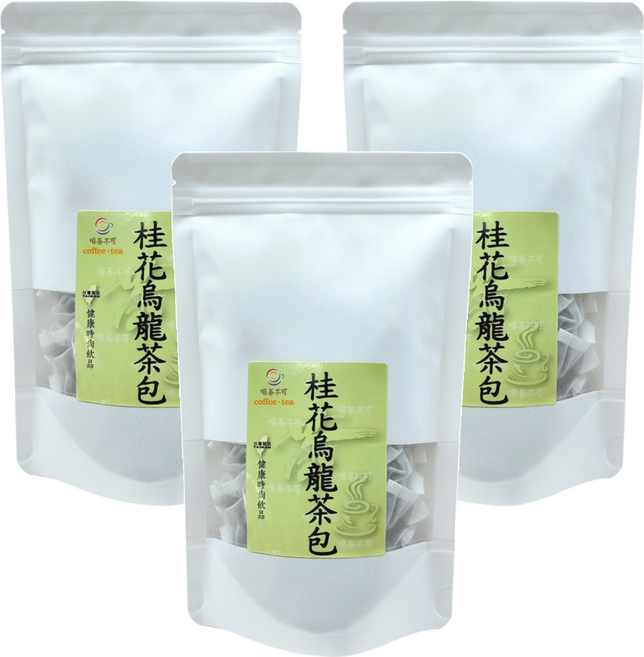 啡茶不可 桂花烏龍茶包, 3.5g, 20包, 3袋