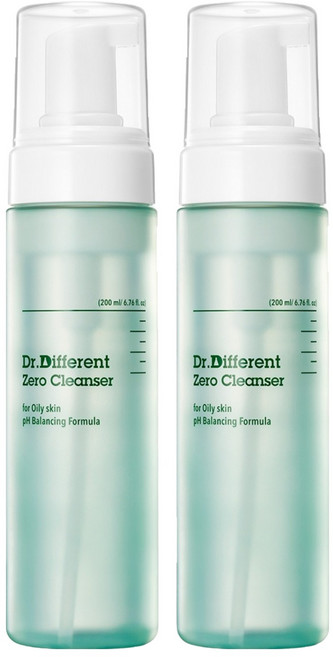 닥터디퍼런트 제로 클렌저 지성, 200ml, 2개