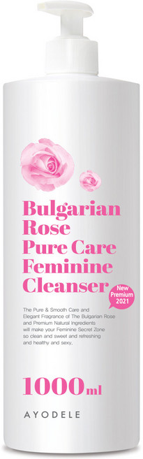아요델 불가리안로즈 퓨어케어 여성청결제, 1L, 1개