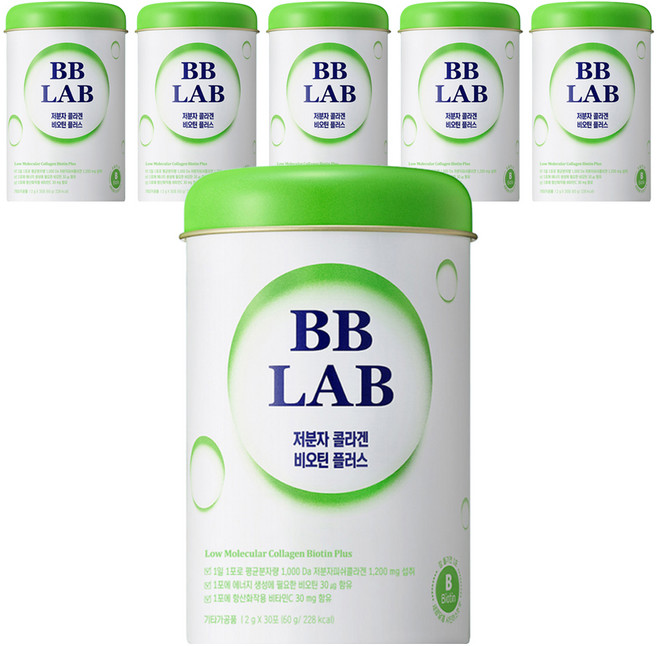 비비랩 저분자 콜라겐 비오틴 플러스, 2g, 6개