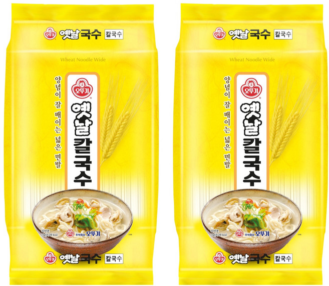 오뚜기옛날 칼국수, 3kg, 2개