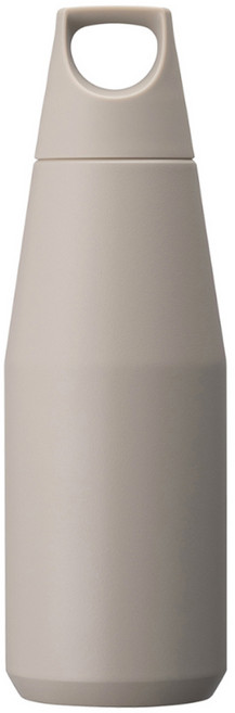 KINTO TRAIL TUMBLER 律動保溫瓶 NK-020212 直徑7.7cm 高24cm, 象牙灰, 580ml, 1個
