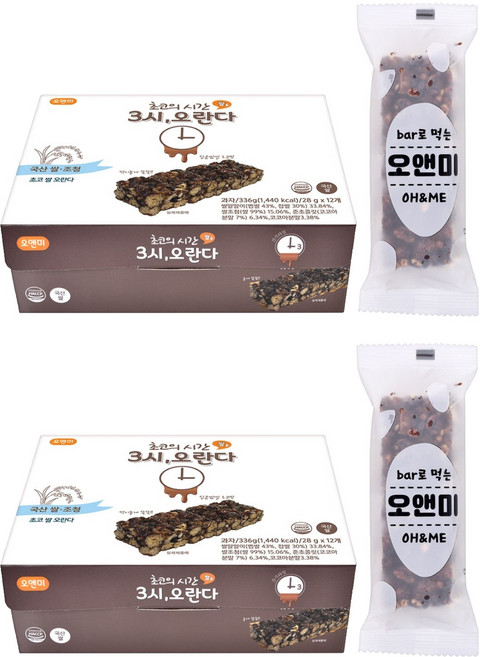 오앤미 초코쌀 오란다, 28g, 24개