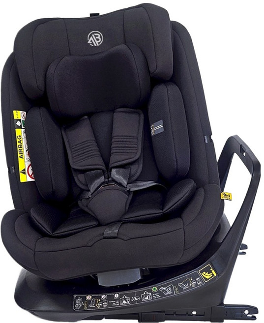 에어보스 스위벨 360도 아이소픽스 카시트 회전형, 블랙