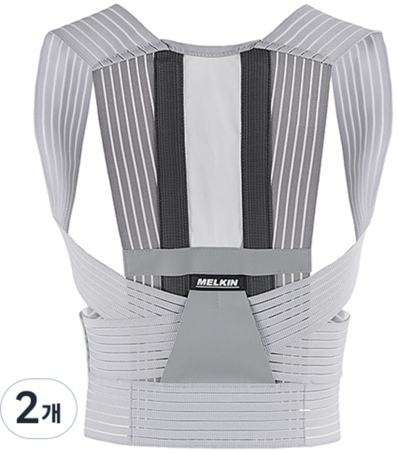 멜킨스포츠 리얼핏 밴드 더 프로 뉴트럴그레이, 2개