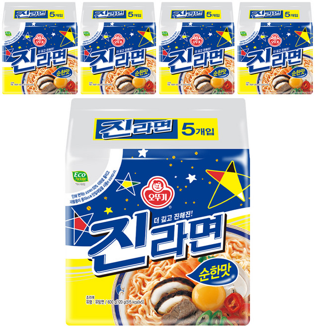 오뚜기 진라면 순한맛 120g