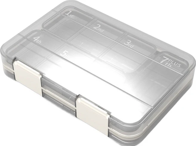 리드홈 대용량 Plus 일주일 비타민 영양제 약통 화이트, 1개 - 쿠팡