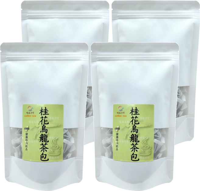 啡茶不可 桂花烏龍茶包, 3.5g, 20包, 4袋