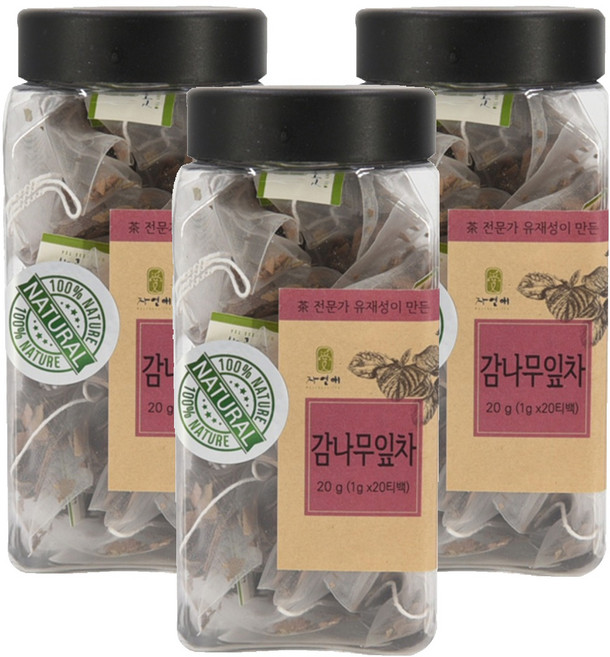 자연애 감나무잎차, 1g, 20개입, 3개