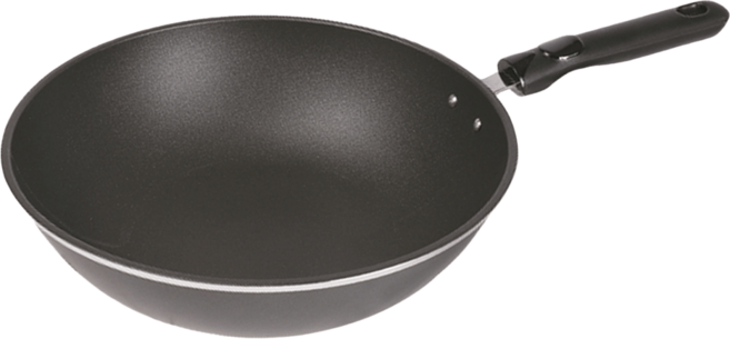 EVERWARE 純手工鑄造鐵鏟專用多功能不沾鍋 EW-P26 黑色, 26cm, 1個