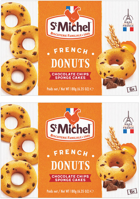 생미쉘 프렌치 초코칩도넛 6p, 180g, 2개