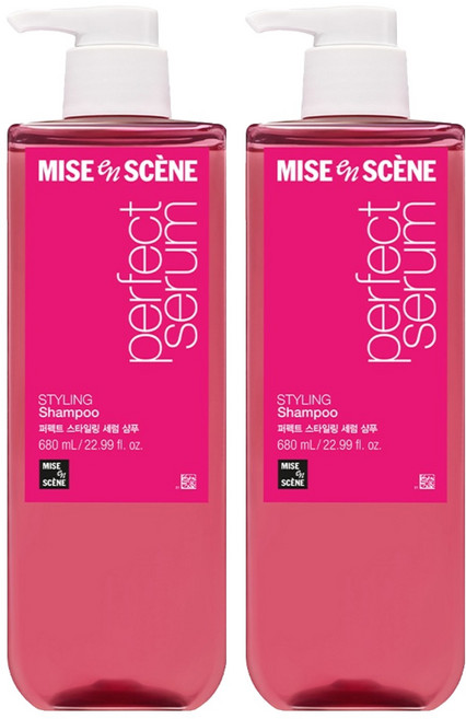 mise en scene 魅尚萱 造型精華養護洗髮精, 680ml, 2瓶