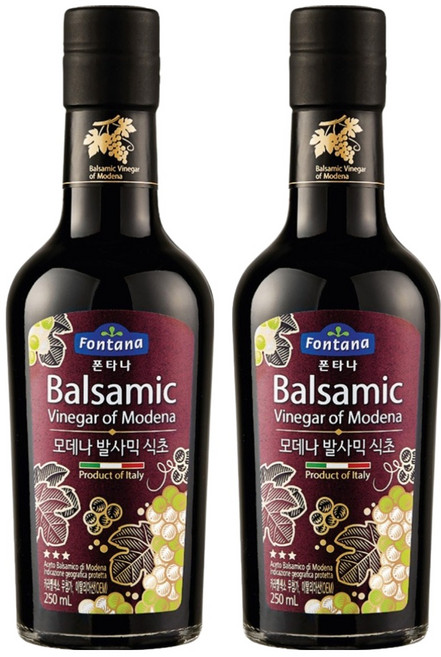 폰타나 모데나 발사믹 식초 실버라벨, 250ml, 2개