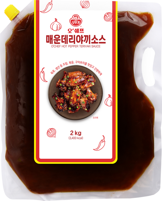 오뚜기 오쉐프 매운데리야끼 소스, 2kg, 1개