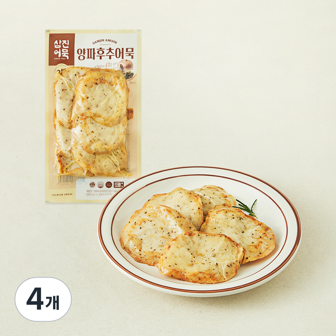 삼진어묵 양파 후추 어묵, 240g, 4개