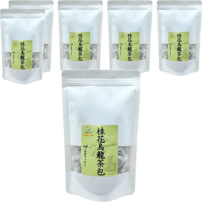 啡茶不可 桂花烏龍茶包, 3.5g, 20包, 6袋