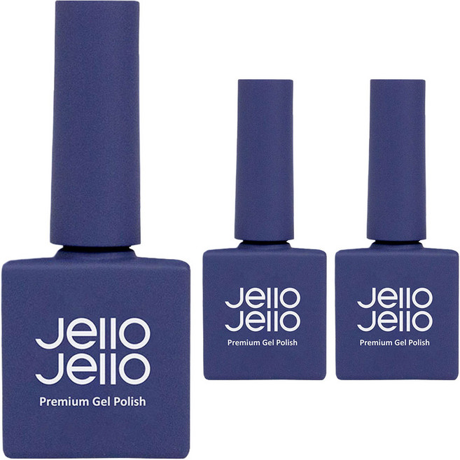 젤로젤로 프리미엄 젤 폴리쉬, JC-25 드라이블루, 10ml, 3개