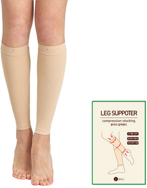 조브하 국내산 종아리 압박밴드 스타킹 1개