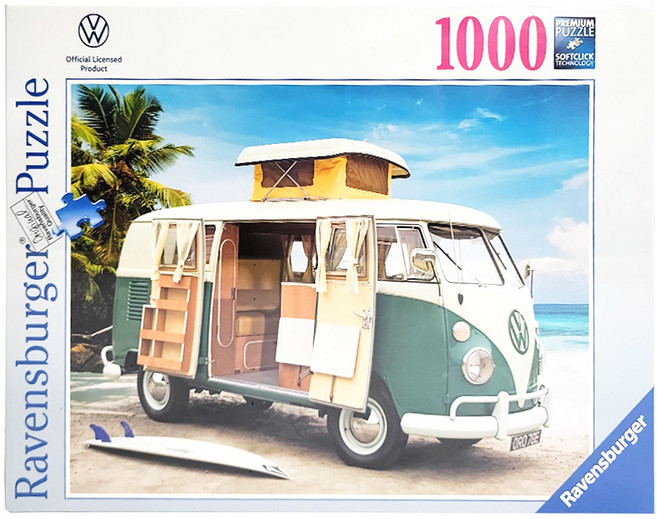 Ravensburger 維寶 拼圖 14歲以上, 福斯麵包車, 1000片, 1盒