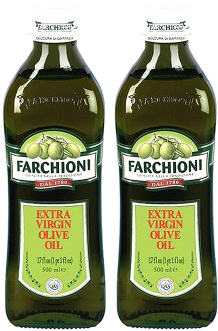 파르키오니 엑스트라 버진 올리브 오일, 500ml, 2개