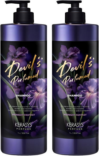 케라시스 데빌스 퍼퓸 에디션 샴푸 미드나잇 판타지, 1L, 2개