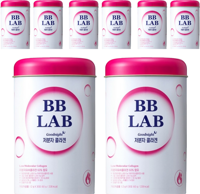 BB LAB 科研 晚安低分子膠原蛋白粉, 60條, 4組