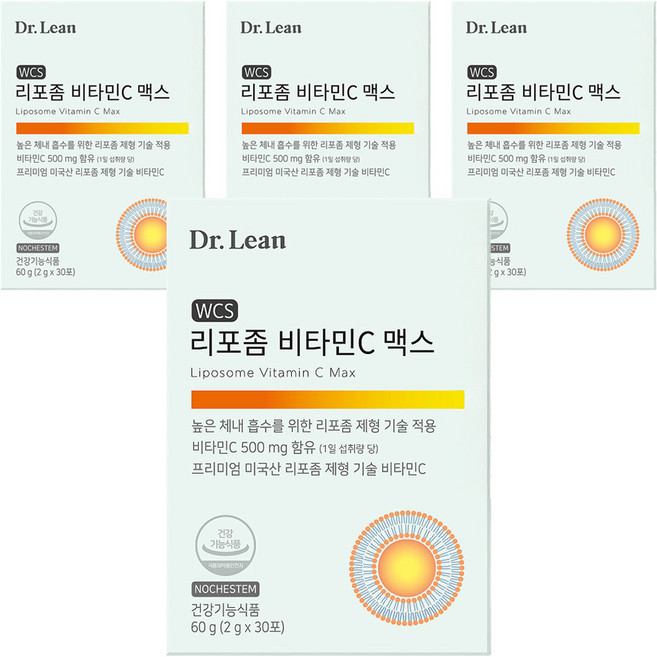닥터린 리포좀 비타민C 맥스, 60g, 4개