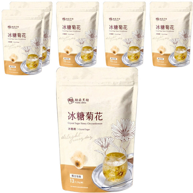 糖鼎 冰糖菊花, 30g, 13顆, 6包