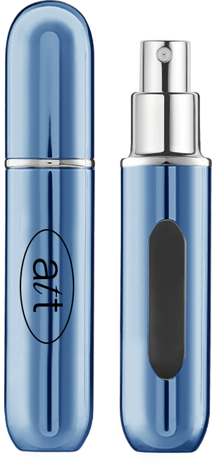 앳댓모먼트 펌핑식 휴대용 향수 공병 5ml, 1개, 유광 블루