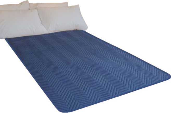 프로텍메디칼 모아온자리 고급형 온열 전기 매트, 네이비, 싱글(100 x 190 cm)