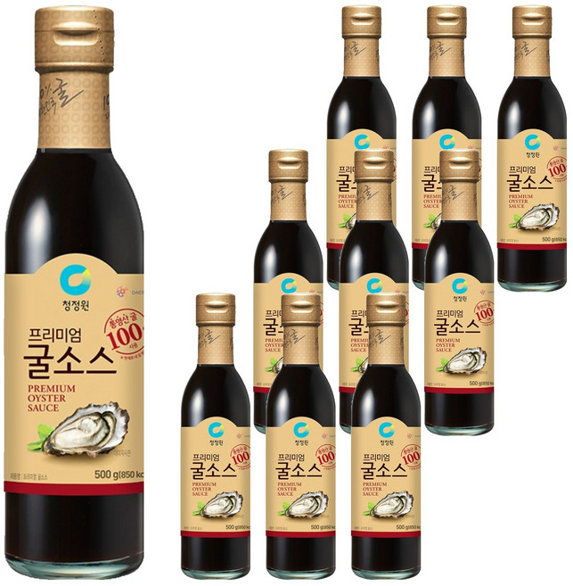 청정원 프리미엄 굴소스, 500g, 10개