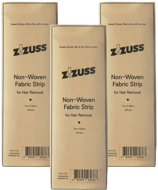 지저쓰 왁싱 부직포천 컷팅 100p, 3개