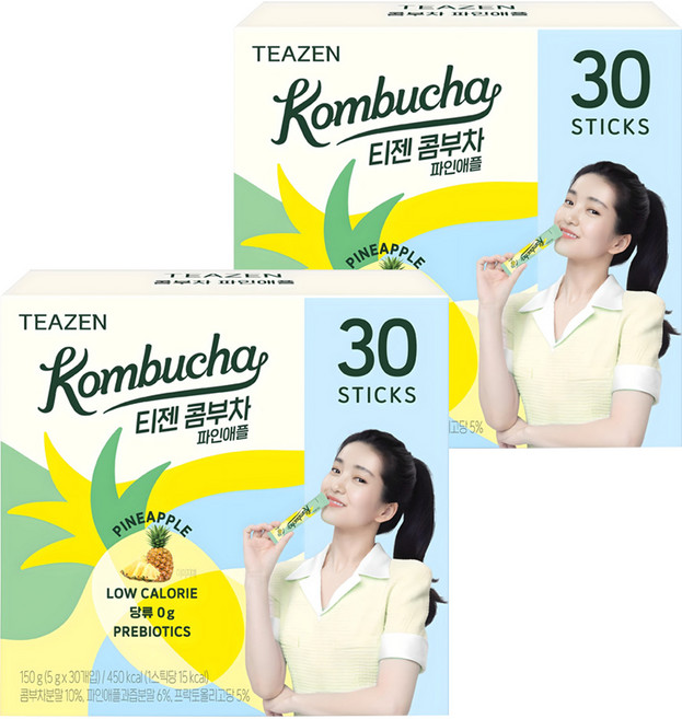 티젠 파인애플 콤부차, 5g, 30개입, 2개