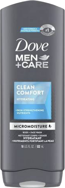 Dove 多芬 男性舒適保濕洗臉沐浴露, 532ml, 1瓶