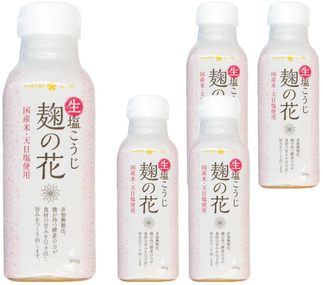 HIKARI MISO 麴之花 生鹽麴, 350g, 5瓶