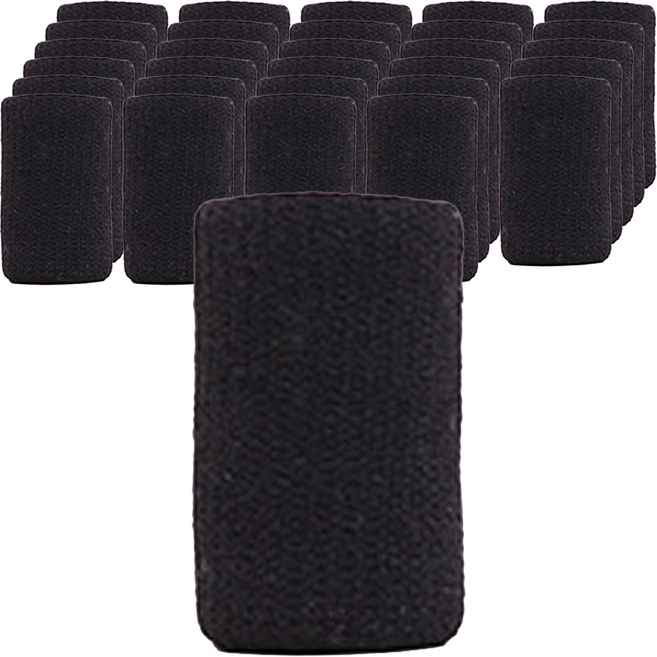 건강별밭 핸드케어 손가락 밴드 일체형 나일론타입 검정, 30개