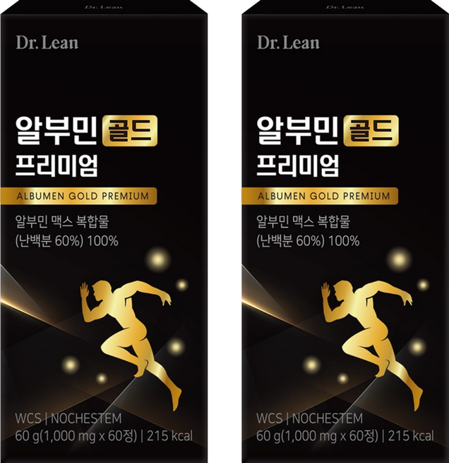 닥터린 알부민 골드 프리미엄 60g, 60정, 2개