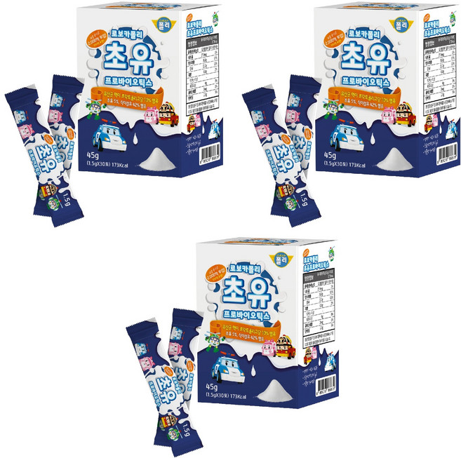 救援小英雄波力初乳乳酸菌粉包 30包入, 45g, 3盒