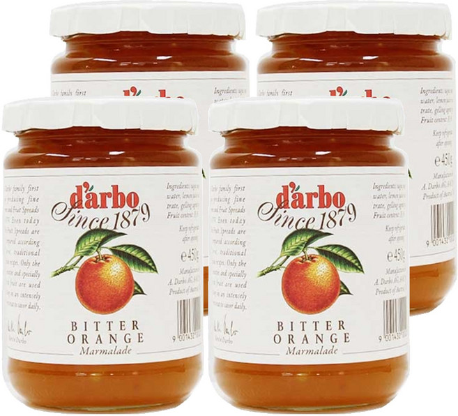 다보 오렌지 마멀레이드, 450g, 4개