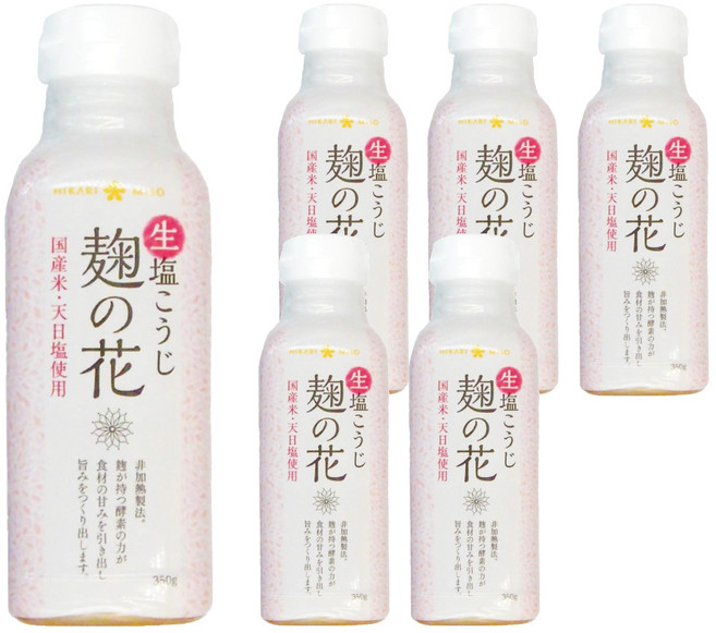 HIKARI MISO 麴之花 生鹽麴, 350g, 6瓶