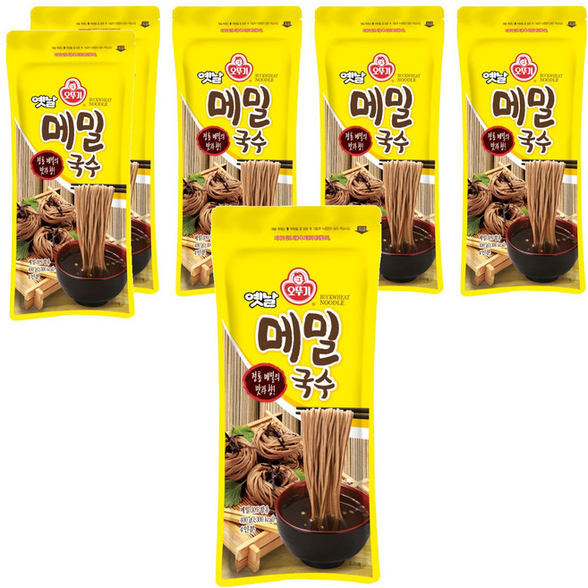 오뚜기 옛날 메밀국수, 400g, 6개