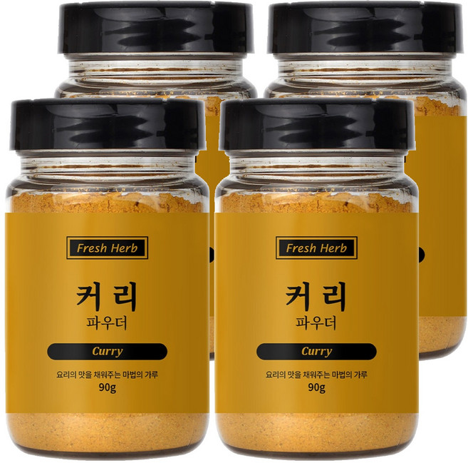 신선약초 커리파우더, 90g, 4개