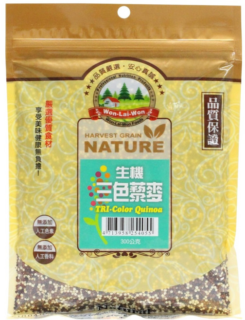 WON LAI WON 旺來旺 生機三色藜麥, 300g, 1包