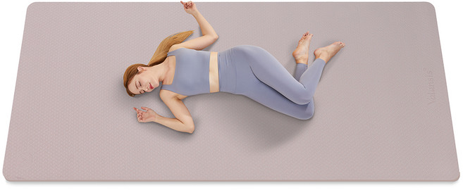 밸런시스 TPE 와이드 매트, 화이트퍼플, 1개